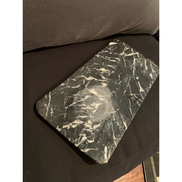 CB2 Bath Cb2 Nexus Black Marble Vanity Tray Poshmark